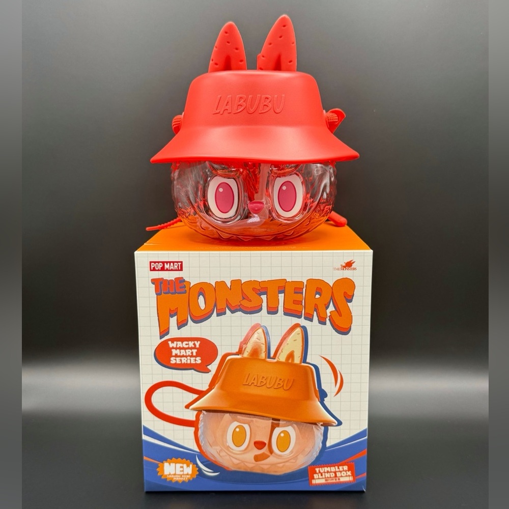 Red Labubu Tumber Cup (Wacky Mart) 🍒